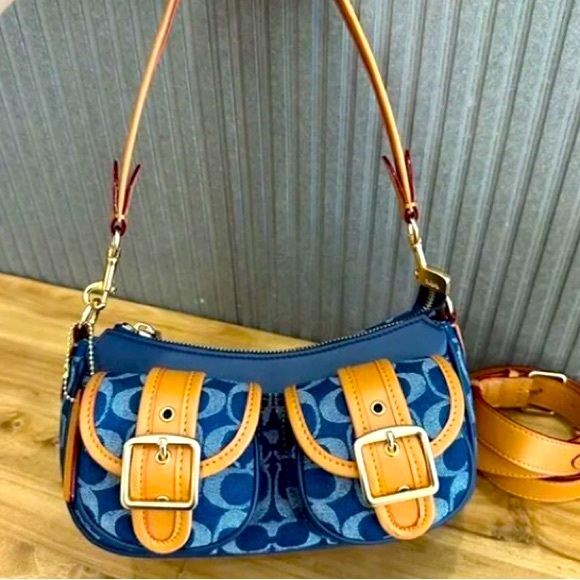 Coach Ashton bag in signature denim CY700 NWT - Picture 1 of 5